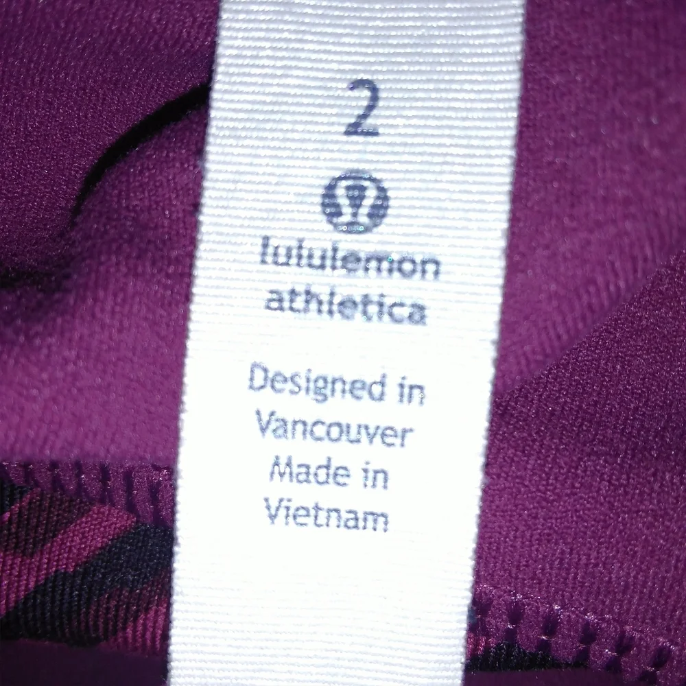 Lululemon Athletica Plum Leggings
